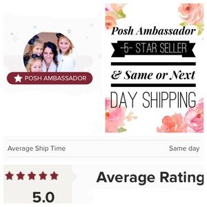 Posh Ambassador, 5 Star Rated, Quick Shipping